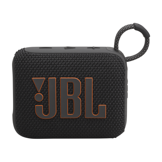 JBL Go 4 - Black - Ultra-Portable Bluetooth Speaker - Front