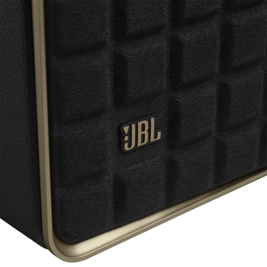 JBL Authentics 500 - Black - Hi-fidelity smart home speaker with Wi-Fi, Bluetooth and Voice Assistants with retro design. - Detailshot 3