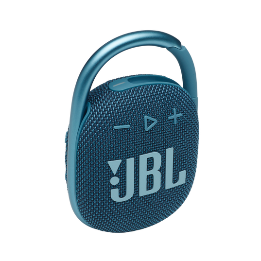 JBL Clip 4 - Blue - Ultra-portable Waterproof Speaker - Hero