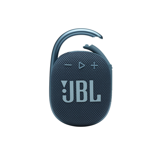 JBL Clip 4 - Blue - Ultra-portable Waterproof Speaker - Front