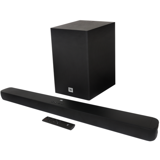 JBL Cinema SB180 - Black - Soundbar with wireless subwoofer - Hero