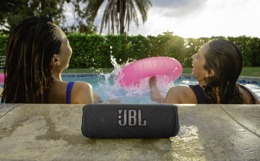 JBL Flip 6- Altavoz Bluetooth portátil, sonido potente, graves  profundos, impermeable IPX7, 12 hs de reproducción, PartyBoost p/emparejar  múltiples altavoces; p/hogar, exterior, viajes (verde azulado) : Electrónica
